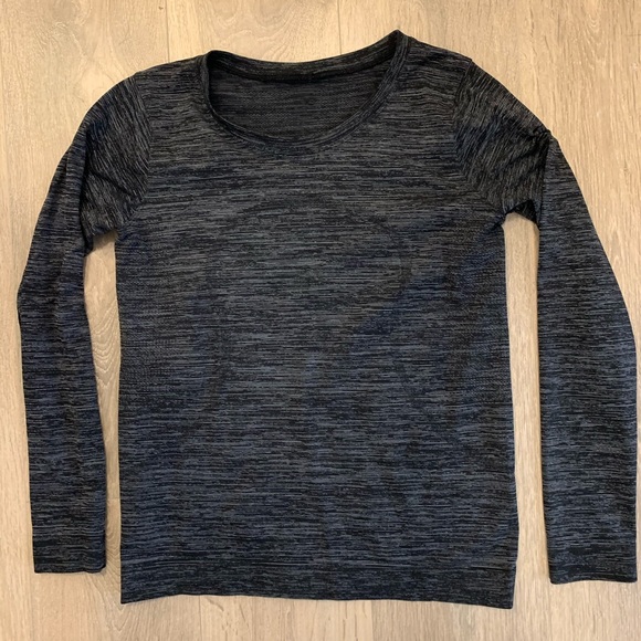 Heather grey swiftly breathe size 6 lululemon